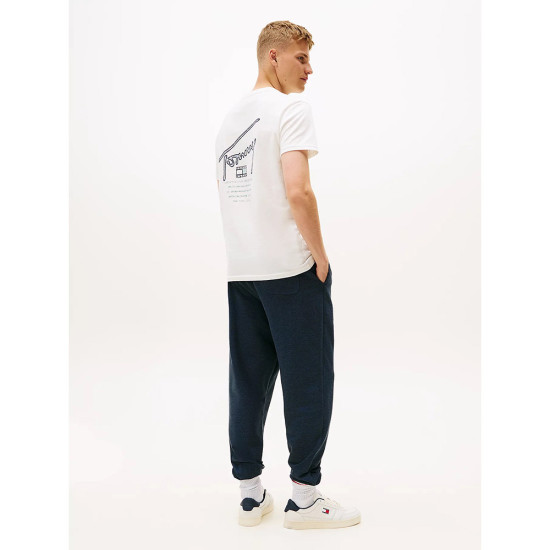 Tommy Hilfiger Ανδρική κοντομάνικη μπλούζα Signature Back Logo Crew Neck T-Shirt